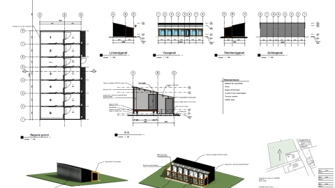 Bouwkundig tekenwerk - Duivenhok Jellum